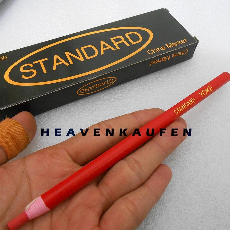

Premium Cod Pensil Kapur Kain / Kapur Pensil Jahit (Chalk Pencil) Merah Premium Good Quality