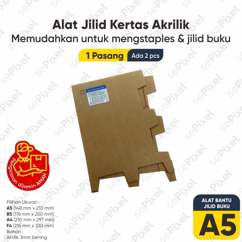 

As23 Alat Jilid Kertas Akrilik memudahkan jilid buku F4 A4 B5 A5 Terlaris