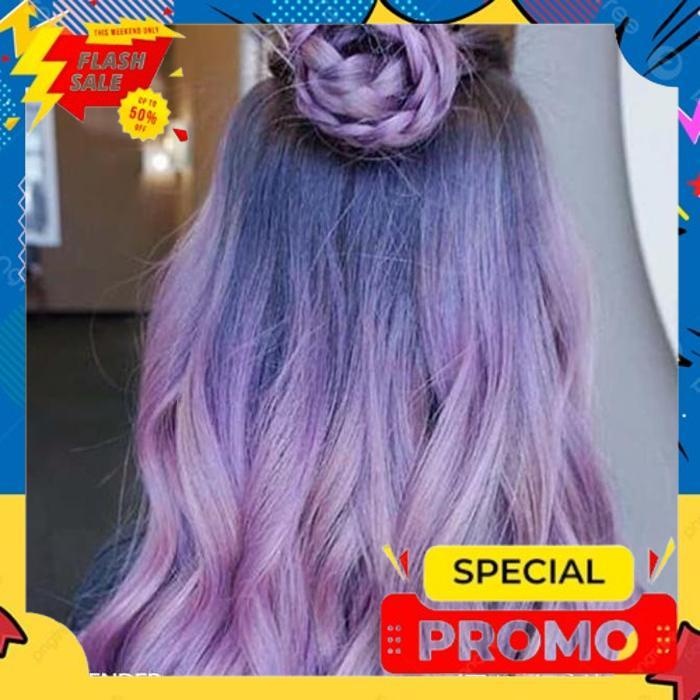 BISMILAH CHAOBEN LAVENDER PEWARNA CAT RAMBUT PASTEL UNGU FURUBA
