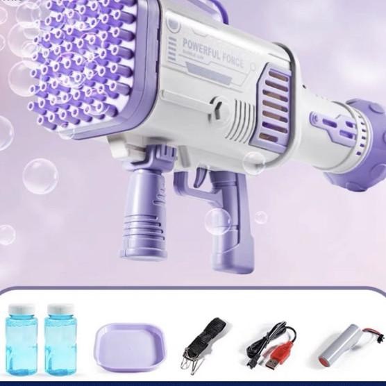 1 Set Mainan Gelembung Busa Ukuran Besar Bubble Gun Machine Jumbo 60