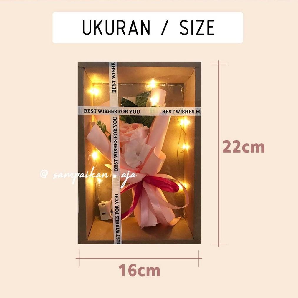 

uk-75 Premium Gift Flower Box / Flower Box Bouquet | Kado Wisuda, Kado Ulang Tahun, Hadiah Anniversary Premium