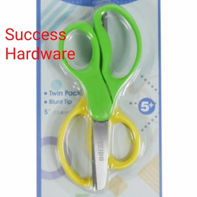 

SET 2 PCS GUNTING DENGAN UJUNG TUMPUL ODI 12.4CM SCISSORS BLUNT TIP 1