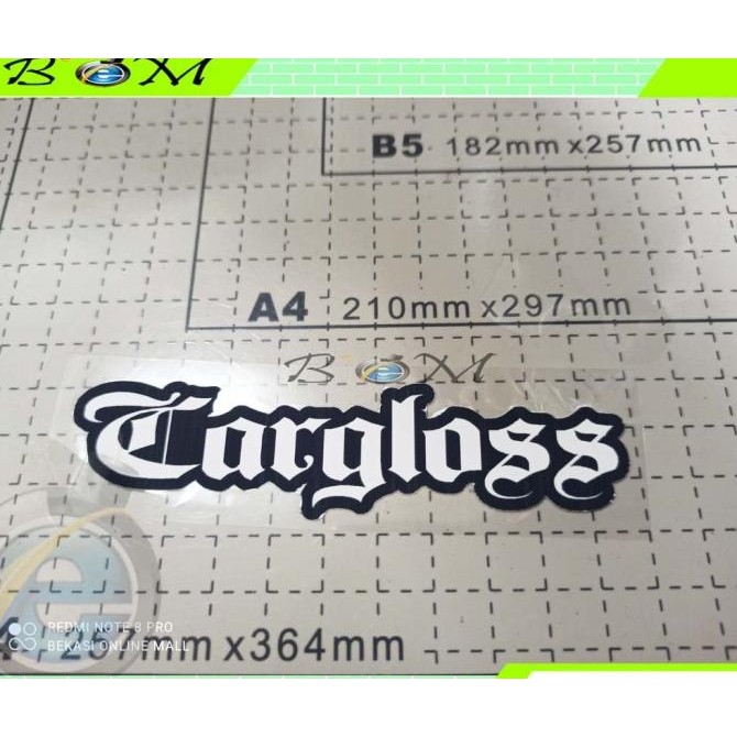

sticker stiker logo lambang tulisan helm helmet cargloss 140BZ4 limit