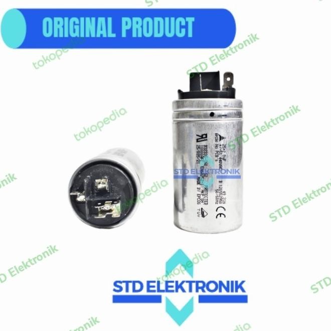 Kapasitor Ac Original Panasonic 3/4 Pk 25+2 Uf / Capasitor Ori 25/2 Uf