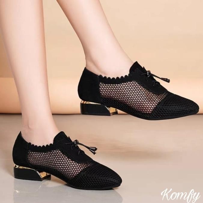sepatu wanita import line dance dansa sneakers women casual shoes HST