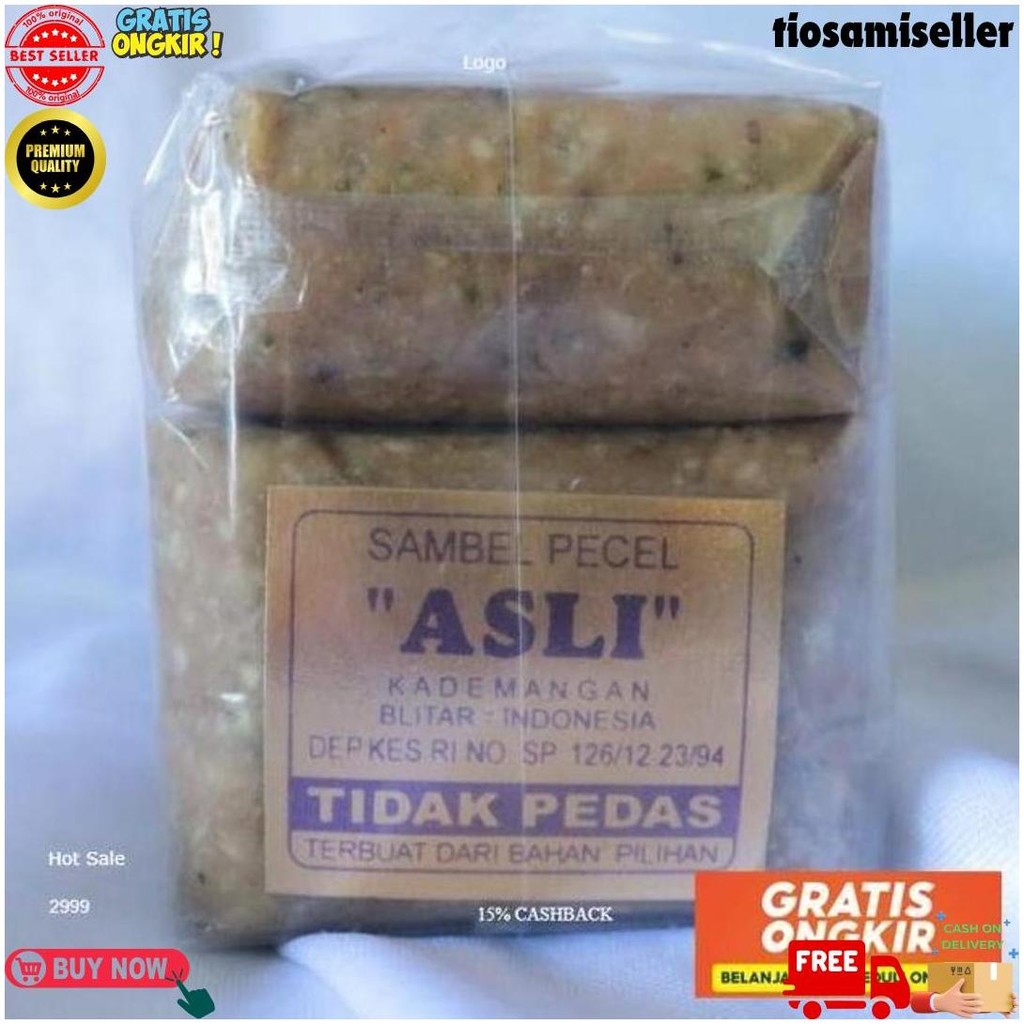 

Sambel Pecel Asli Blitar 840 Gram Bg Sale