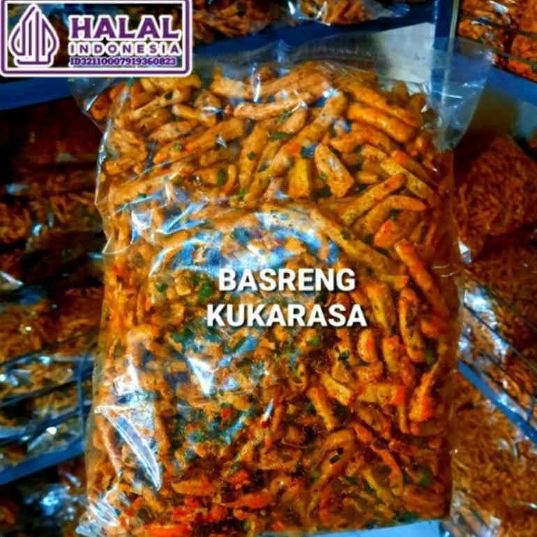 

Terpercaya 1 Kg Basreng Pedas Daun Jeruk (Kukarasa Snack) Premium