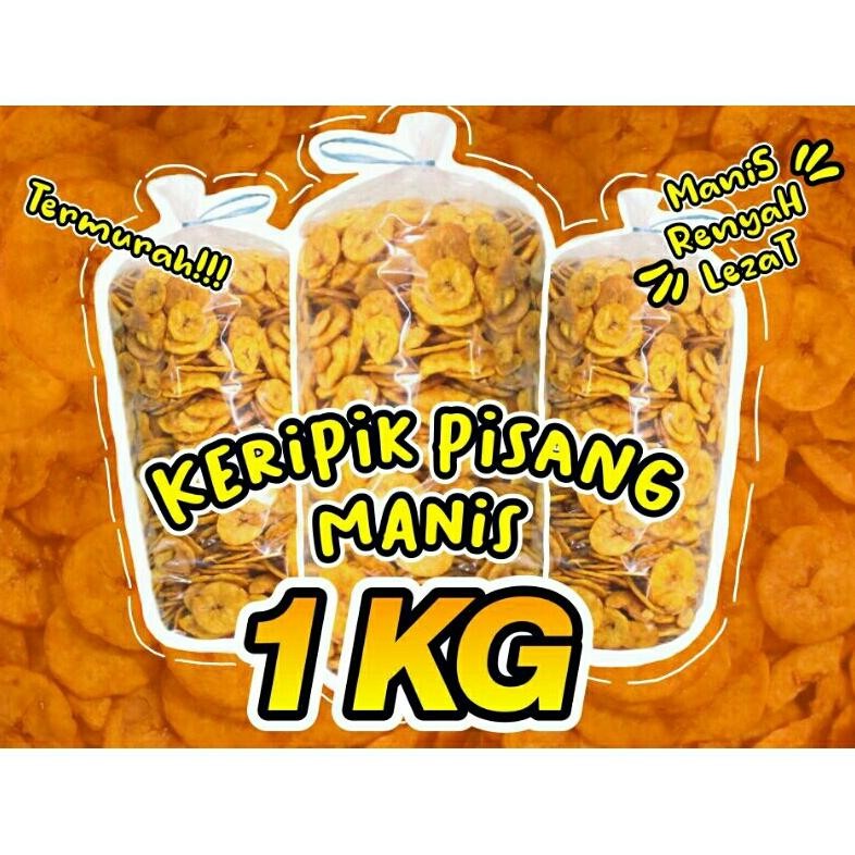 

Ori 1Kg Keripik Pisang, Keripik Pisang Manis, Keripik Pisang Dolar, Keripik Pisang Koin, Termurah!!! Premium