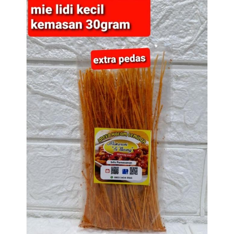 

Terpercaya Mie Lidi Si Tileung 1Kg/Mie Biting/Mie Jepang/Nyenyerean/Cemialan Khas Bandung Premium