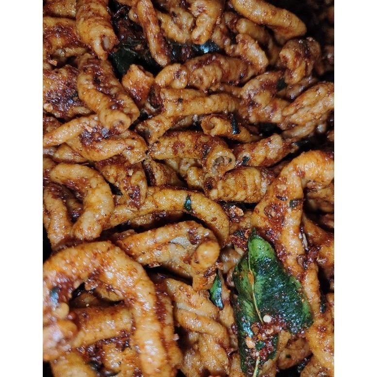 

10.10 1 Kg - Kripik Usus Pedas Daun Jeruk High Quality