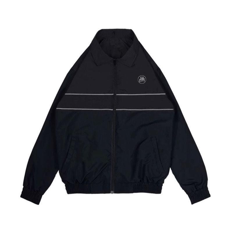 Jaket Winbreaker Pria Keren Suit Olahraga Casual Vintage Uni Jaket Gyms Jaket Olahraga Jaket Sport