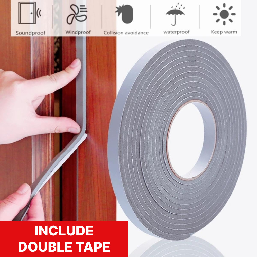 Penutup Celah Pintu Bawah Atas Samping List Peredam Pintu Rumah Suara Bising