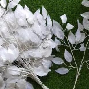 Daun Beringin Putih Daun Artificial/Daun Dekorasi/Daun Plastik Wedding
