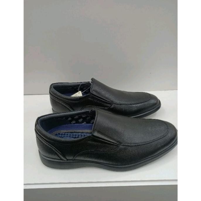 sepatu fantofel pria warna hitam produk bata comfit model terbaru H24M