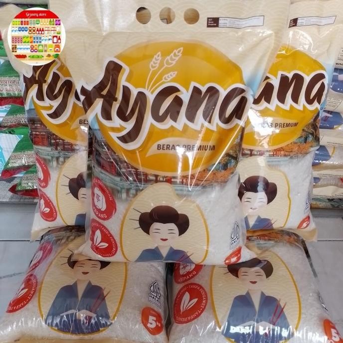 

*Bintara* Beras AYANA Gold 5kg Super PREMIUM Pulen SUSHI Jepang Bekasi MRS01