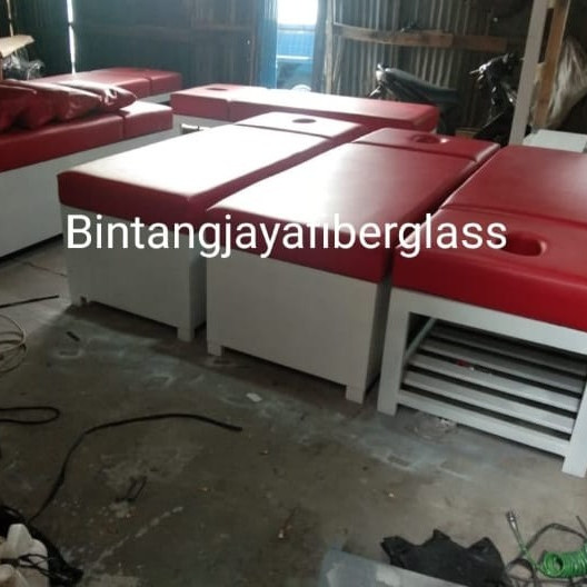 peroduksi ranjang spa/bed facial/peroduksi bed ururt kayu jati