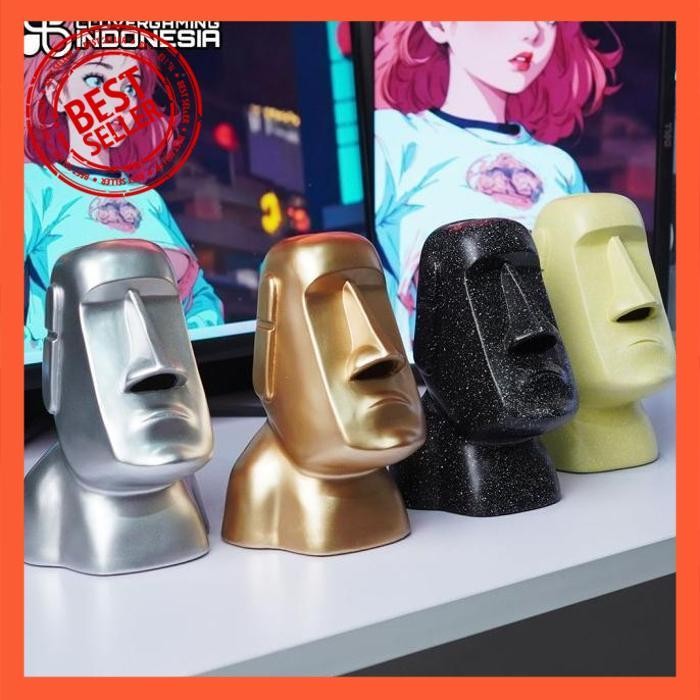 | CLG | EMOT BATU STAND HEADSET TISSUE BOX EASTER MOAI EMOTE STATUE