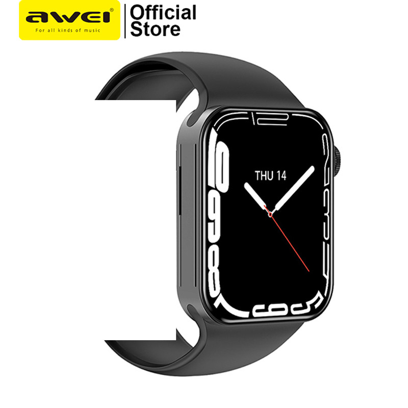 AWEI H15 Smart Watch 1.86 Inch Bluetooth Call Waterproof Fitness Tracker Layar Sentuh Sentuh Multifu