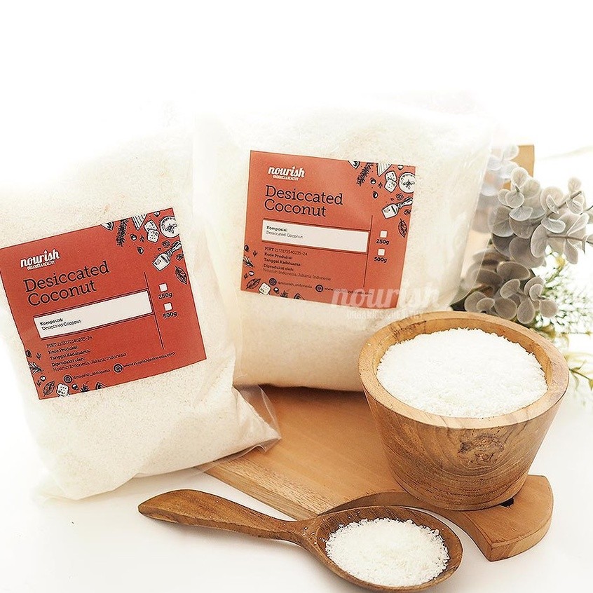

Desiccated Coconut 500gr (Kelapa Kering)