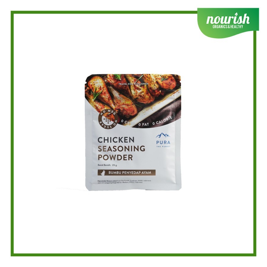 

PURA SACHET Seasoning Bumbu Penyedap NO MSG - CHICKEN 20 gram