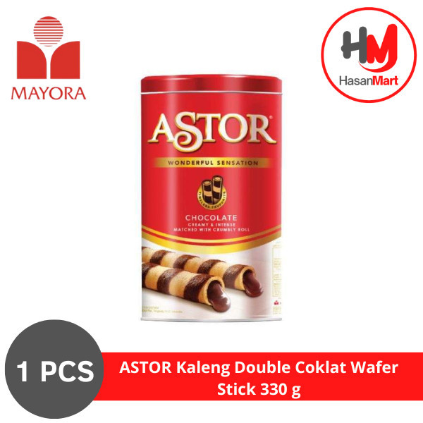 

ASTOR Kaleng Double Coklat Wafer Stick 330 g