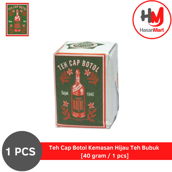 

Teh Cap Botol Kemasan Hijau Teh Bubuk [40 gr / 1 pcs]