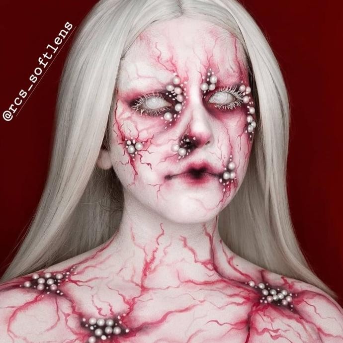 Rcs - Mesh Series Softlens Cosplay Costume Halloween Berkualitas