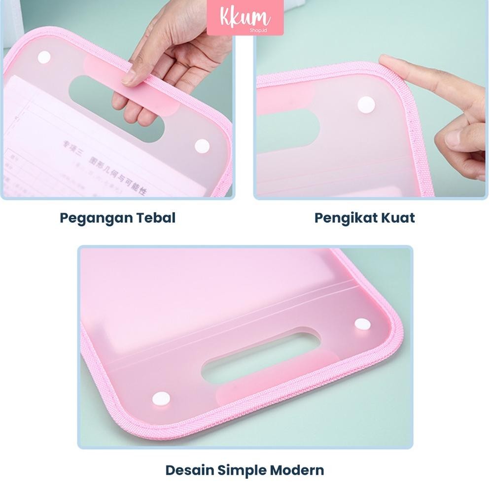 

TERLARIS FREE STIKER Tas file handle/ Organizer file bag/ Map tas dokumen dgf-4