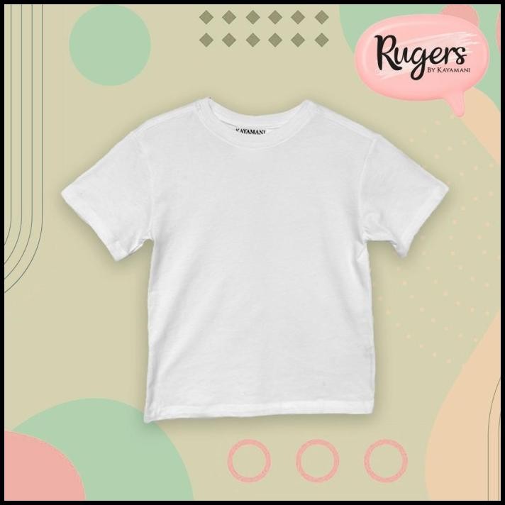 Rugers By Kayamani - Kaos Anak - Basic White