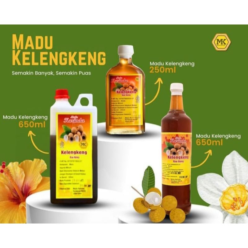 

madu kelengkeng 250 ml