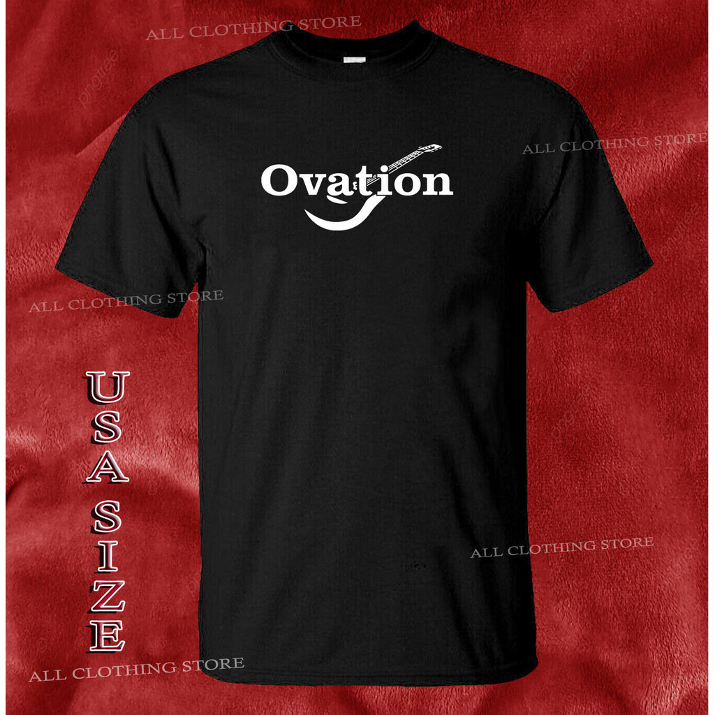 Kaos Logo Perusahaan Ovation Guitar Ukuran Usa