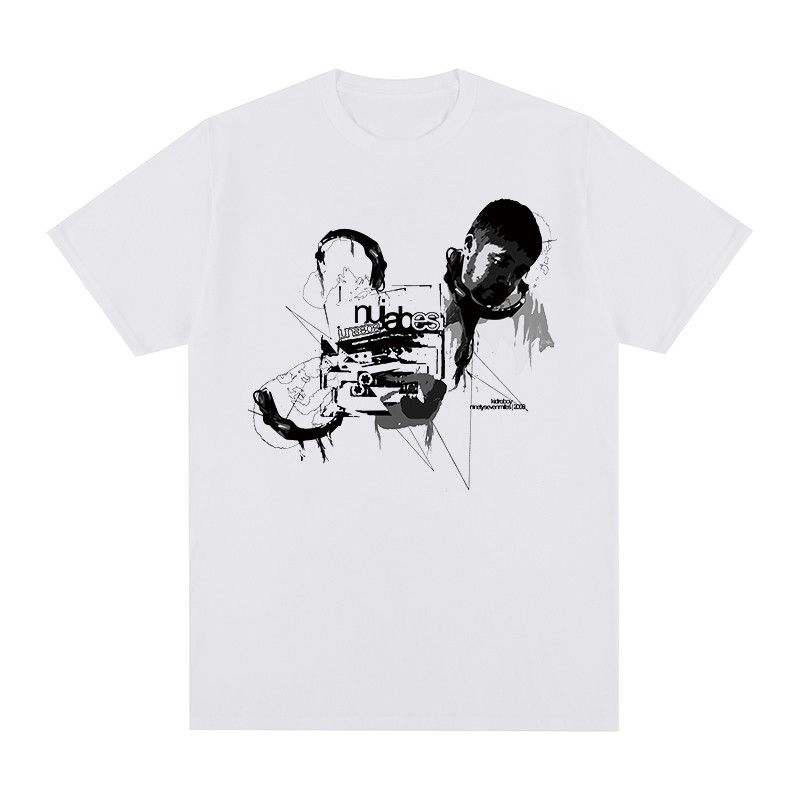 Nujabes Vintage Tshirt Metaforis Musik Pria T Baru Tshirt