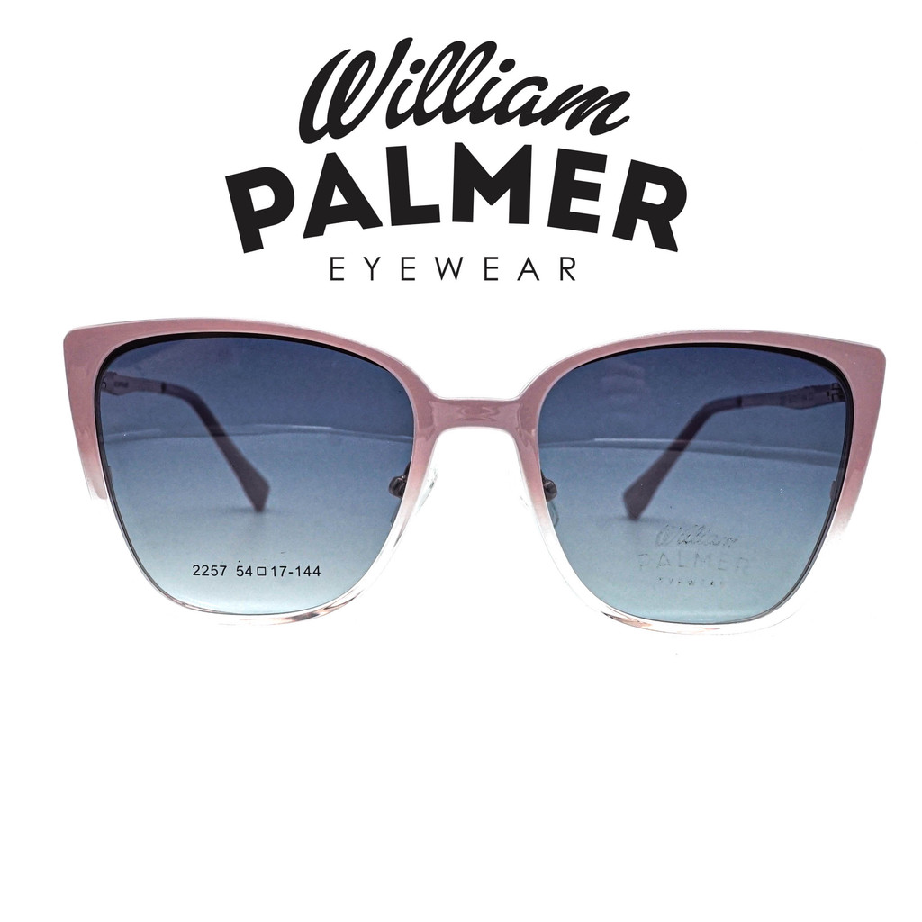 William Palmer Kacamata Pria Wanita Clip On 2257 C3 Rose Gold