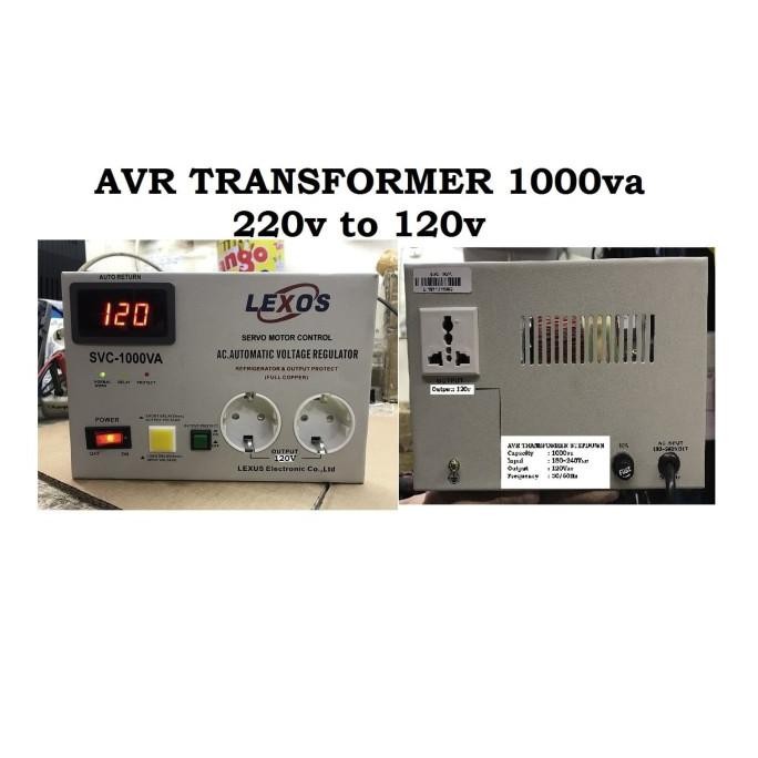 Stabilizer Step down digital 1000 220v ke 120v 220v ke 110v ke 100v