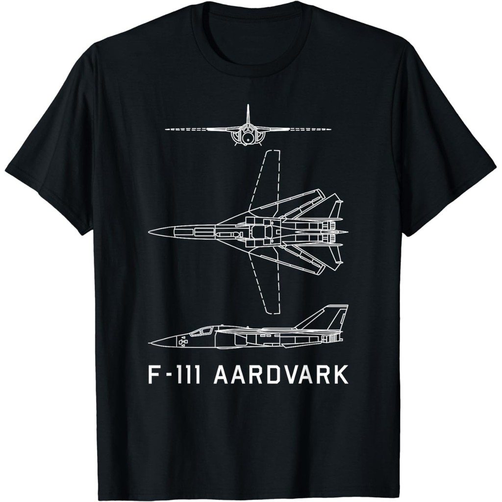 F111 Aardvark Kaos Cetak Biru Pesawat Jet Amerika