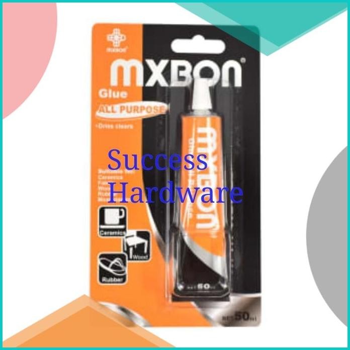 

MXBON LEM SERBAGUNA 50 ML GLUE MULTIPURPOSE MXBON 50 ML CLEAR 140BZ4