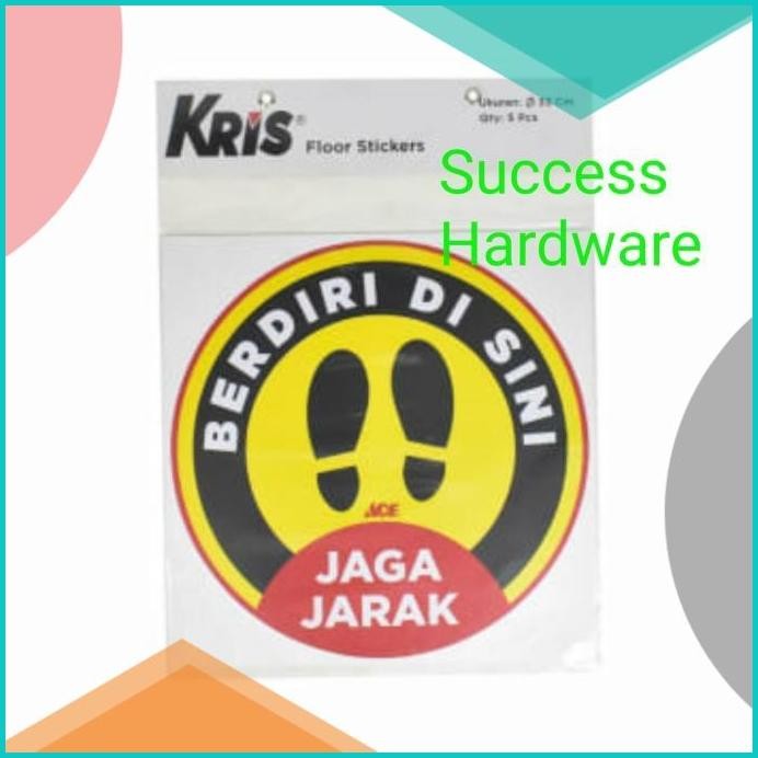 

KRIS STIKER LANTAI BERDIRI DISINI JAGA JARAK SIGN LABEL ANODIZED 140B