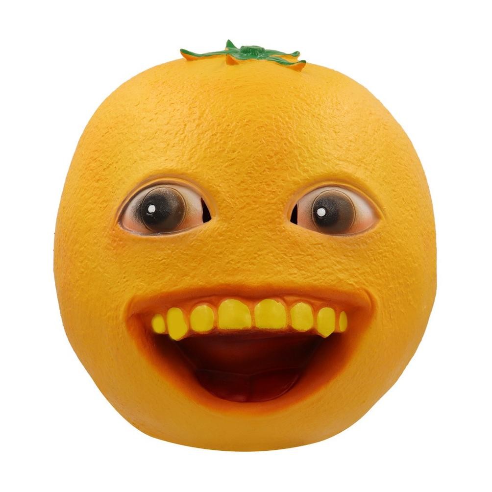 JHK topeng latex meme jeruk annoying orange mask prank halloween TERLARIS
