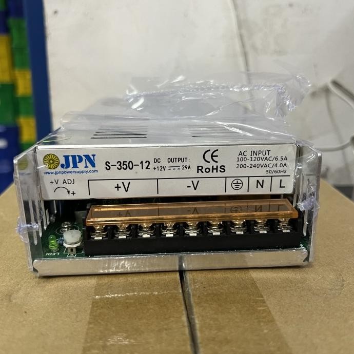 JPN Power Supply S350-12 12V DC 350W 30A ( 12v dc 29A ) ( JPN S350-12