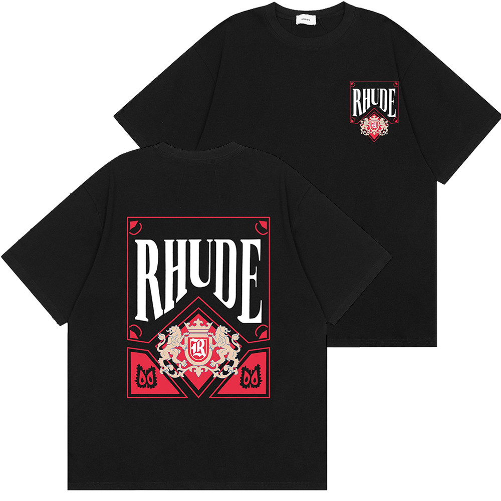 Kaos Katun Pria Streetwear Kemeja Hip Hop Pakaian Tren