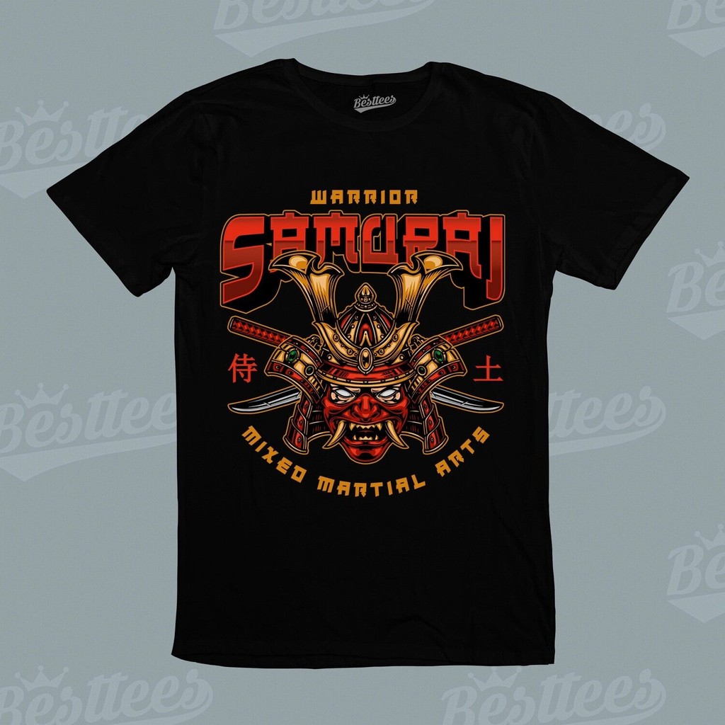 Kidsmenwomen Prajurit Samurai Jepang Kaos Retro Komik Antik