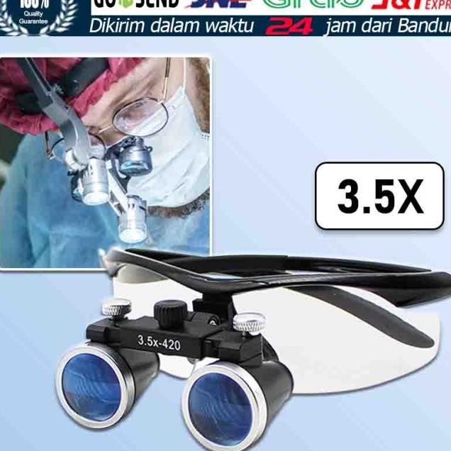 

3.5X Dental Kaca Mata Dental Loupe Kacamata Pembesar Loupe Lup