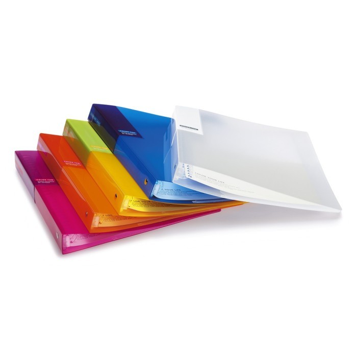 

Amberela Kokuyo Binder Color Tag Bi-Color Plastic Ring - B5
