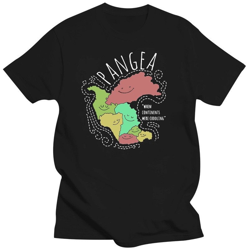 Kaos Pria Menyatukan kembali T Geologi Pangea untuk Kaos Ahli Geologi