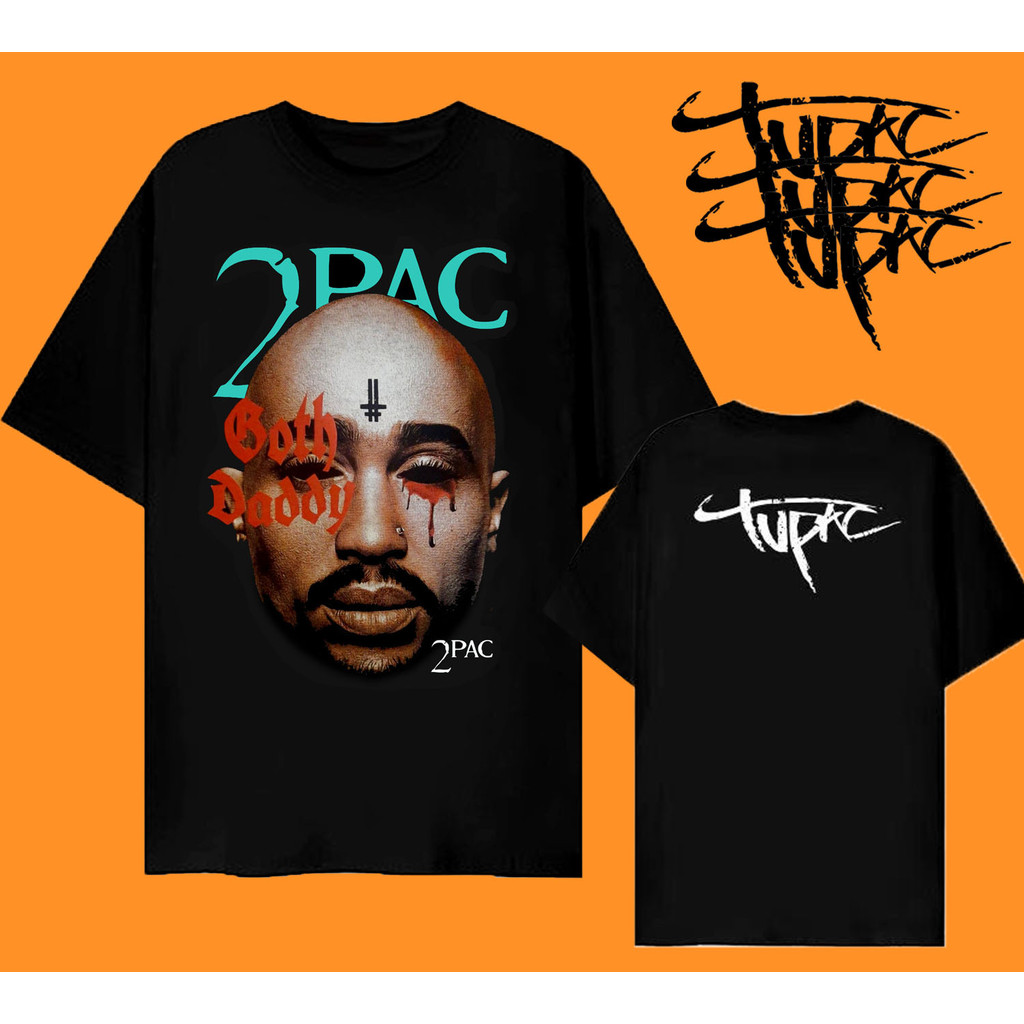 Tupac Shakur Bajakan Kaos Oversized Tupac Makaveli Estetika Rap Stylelandaph