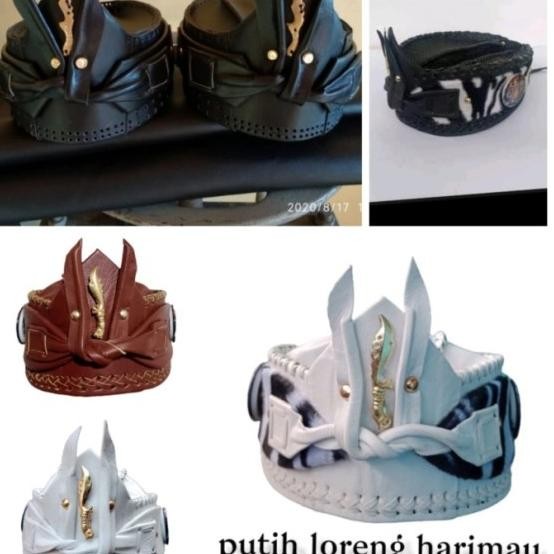 Topi Blangkon Kulit Sunda Ikat Kepala Iket Kepala Pria