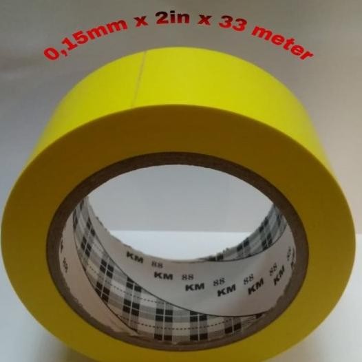 

Floor Marking Tape Km Lakban Lantai Kuning 2"X 33 Meter