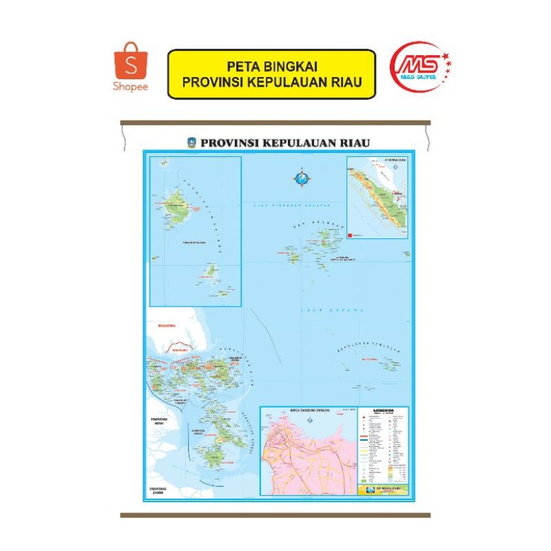 

Peta Bingkai Provinsi Kepulauan Riau Ukuran Kecil
