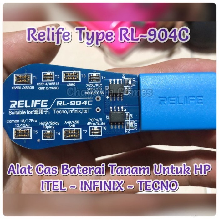 Alat Cas / Alat Tembak Baterai Tanam HP INTEL - INFINIX - TECNO