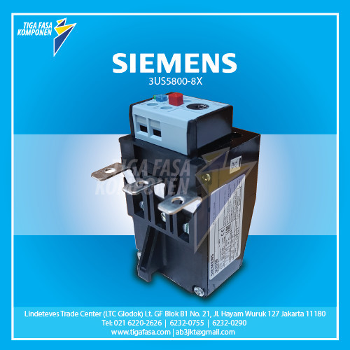 3Us5800-8X Overload Relay 88-105A 10A 1No + 1Nc Genuine